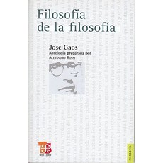 Filosofia de la Filosofia, Fondo de Cultura Economica USA