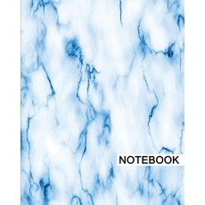 Notebook: 8" X 10 " for Writing Journaling & Notes 100 Pages Stone Marble (Blue) [Classic Noteboo..., Createspace Independent Publishing Platform