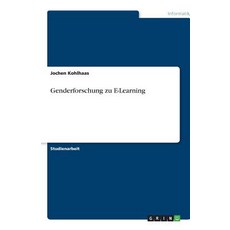 Genderforschung Zu E-Learning, Grin Publishing