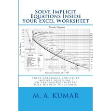 Solve Implicit Equations Inside Your Excel Worksheet: Solve Colebrook and Other Implicit Equations in ..., Createspace Independent Publishing Platform