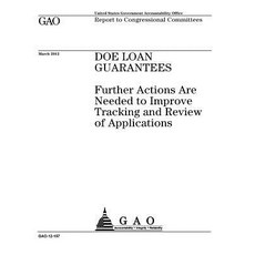 Doe Loan Guarantees: Further Actions Are Needed to Improve Tracking and Review of Applications: Report..., Createspace Independent Publishing Platform