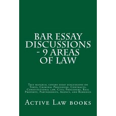 Bar Essay Discussions - 9 Areas of Law: This Material Covers Essay Discussions on Torts Criminal Proc..., Createspace Independent Publishing Platform