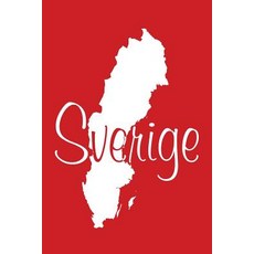 Sverige - Red Lined Notebook with Margins (Sweden): 101 Pages Medium Ruled 6 X 9 Journal Soft Cover, Createspace Independent Publishing Platform