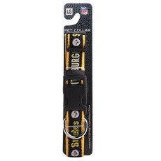 NFL 피츠버그 스틸러스 애견 목줄, Navy+Yellow, 1개