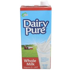 데어리퓨어 홀 밀크 전지우유, 946ml, 1개