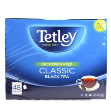 테틀리 클래식 블랙 티 디카페이네이티드, 48개입, 48개입