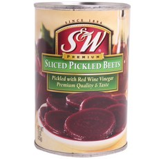 에스앤더블유 프리미엄 슬라이스드 피클드 비츠, 425g, 1개