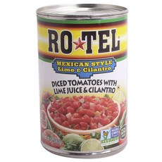 Rotel 다이스드 토마토 with 라임 주스 & 고수 통조림, 1개