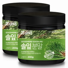 조은약초 솔잎분말, 2개, 200g