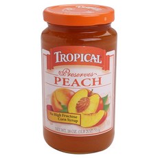 TROPICAL 프리저브 피치, 510g, 1개