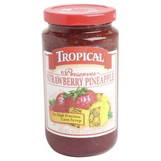 TROPICAL 프리저브 스트로베리 파인애플, 510g, 1개