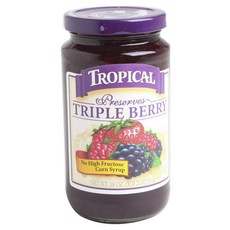 Tropical 프리저브 트리플 베리, 510g, 1개