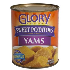 Glory Foods 스위트 포테이토 얌스 통조림, 822g, 1개