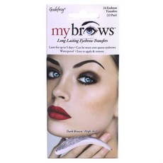 고드프로이 마이 브로우 롱 래스팅 아이브로우 트랜스퍼 하이 아치, Dark Brown, 1개