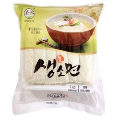 [송학식품] 생소면 1kg _ 가는생면_ 콩국수용, 1개