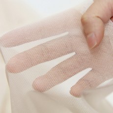 패브릭샵 톡톡한 스판망사원단 13컬러, 진베이지