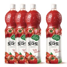 자연은 토마토 주스, 1.5L, 4개