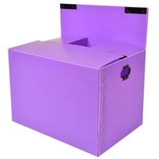 바른 이사박스, 2호벨크로[380*340*280]연보라, 1개
