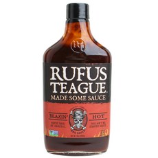 Rufus Teague 브라진 핫 BBQ 소스, 1개, 454g