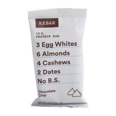 Rxbar 프로틴 바 초콜릿 칩, 1개, 52g, 52g