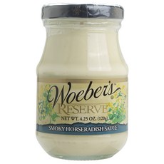 Woeber 리저브 스모키 호스래디쉬 소스, 120g, 1개