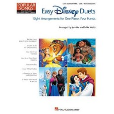 Easy Disney Duets - Songs Series: Late Elementary/Early Intermediate Level Paperback, Hal Leonard Publishing Corporation
