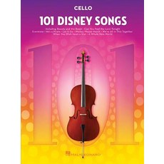 (영문도서) 101 Disney Songs: For Cello Paperback, Hal Leonard Publishing Corporation