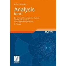 Analysis Band 1: Ein Lernbuch Fur Den Sanften Wechsel Von Der Schule Zur Uni. Von Studenten Mitentwickelt Paperback, Vieweg+teubner Verlag