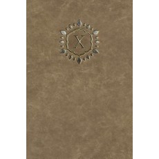 Monogram "X" Any Day Planner Notebook Paperback, Createspace Independent Publishing Platform
