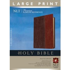 Premium Slimline Reference Bible-NLT-Large Print Imitation Leather, Tyndale House Publishers