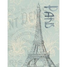 Paris France Eiffel Tower Notebook: 8.5 X 11 202 College Ruled Pages Paperback, Createspace Independent Publishing Platform