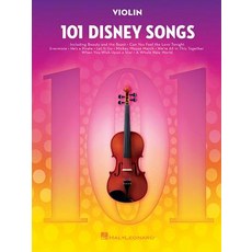 (영문도서) 101 Disney Songs: For Violin Paperback, Hal Leonard Publishing Corporation