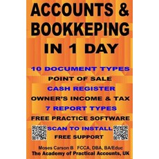 Accounts and Bookkeeping in 1 Day: Free Support Online Paperback, Createspace Independent Publishing Platform