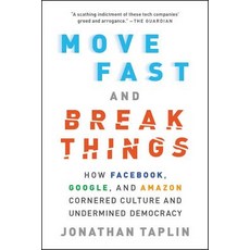 Move Fast and Break Things: How Facebook Google and Amazon Cornered Culture and Undermined Democracy Paperback, Back Bay Books