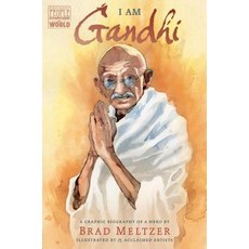 I Am Gandhi: A Graphic Biography of a Hero Hardcover, Dial Books