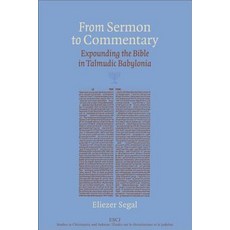 From Sermon to Commentary: Expounding the Bible in Talmudic Babylonia Paperback, Wilfrid Laurier University Press
