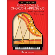 All-In-One Piano Scales Chords & Arpeggios: For All Piano Methods Paperback, Hal Leonard Publishing Corporation