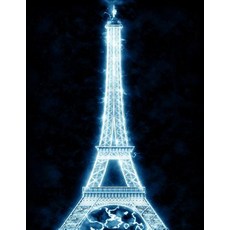 Eiffel Tower Notebook: Electric Tower 8.5 X 11 202 Lined Pages Paperback, Createspace Independent Publishing Platform