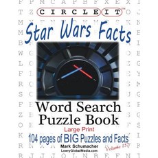 Circle It Star Wars Facts Word Search Puzzle Book Paperback, Lowry Global Media LLC