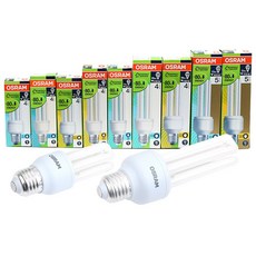 오스람 삼파장램프 8W 11W 15W 20W 23W 주광색 전구색, 20W-전구색(827), 1개
