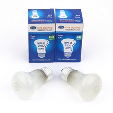 씨티라이팅 크립톤전구(M50) 40W 60W 불투명220V E26베이스, 60W-불투명(E26), 1개