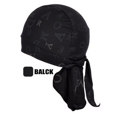 스파램 특수냉감 4WAY 스판 메쉬 국산 쿨두건, 블랙, 1개