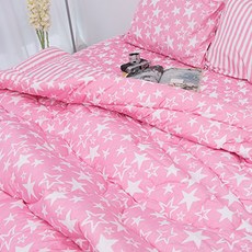 엔디미온 별라인핑크 알러지방지이불 마이크로화이바 차렵이불
