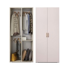 케이컴퍼니 LPM 이음800긴문양복장 장롱옷장, 핑크