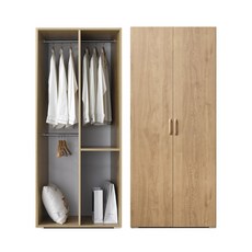 케이컴퍼니 LPM 이음800긴문양복장 장롱옷장, 아카시아