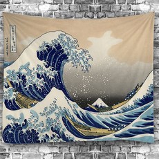 코코아이티 초대형 패브릭포스터 일본풍 인테리어소품 148cm