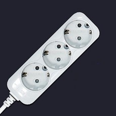 현대일렉트릭 이동식 멀티콘센트 멀티탭모음 3구 1.5m 2m 3m 5m 10m 멀티탭 전선형, 1개