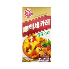 오뚜기 백세카레 고형 순한맛, 200g, 1개