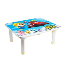 [뽀로로] 날아라-S 캐릭터 공부상 유아책상 어린이책상, 블루+레드 외