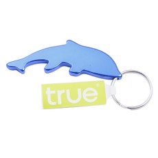TRUE 탭 애니멀 키체인 보틀 오프너 병따개, Dolphin, 1개